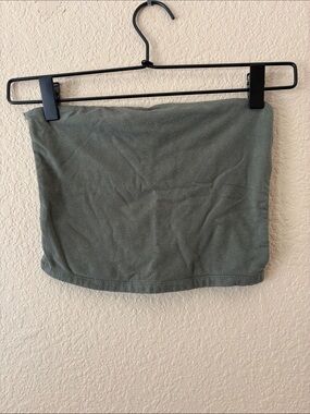 Tilly's Olive Green Tube Crop Top